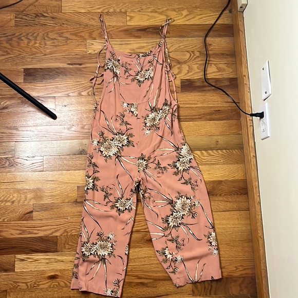 Cutout Pink Jumpsuit - Picture 1 of 5